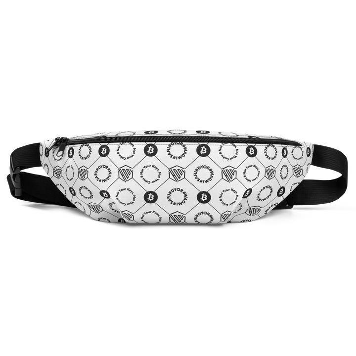 HODL Fanny Pack "First Edition White" front
