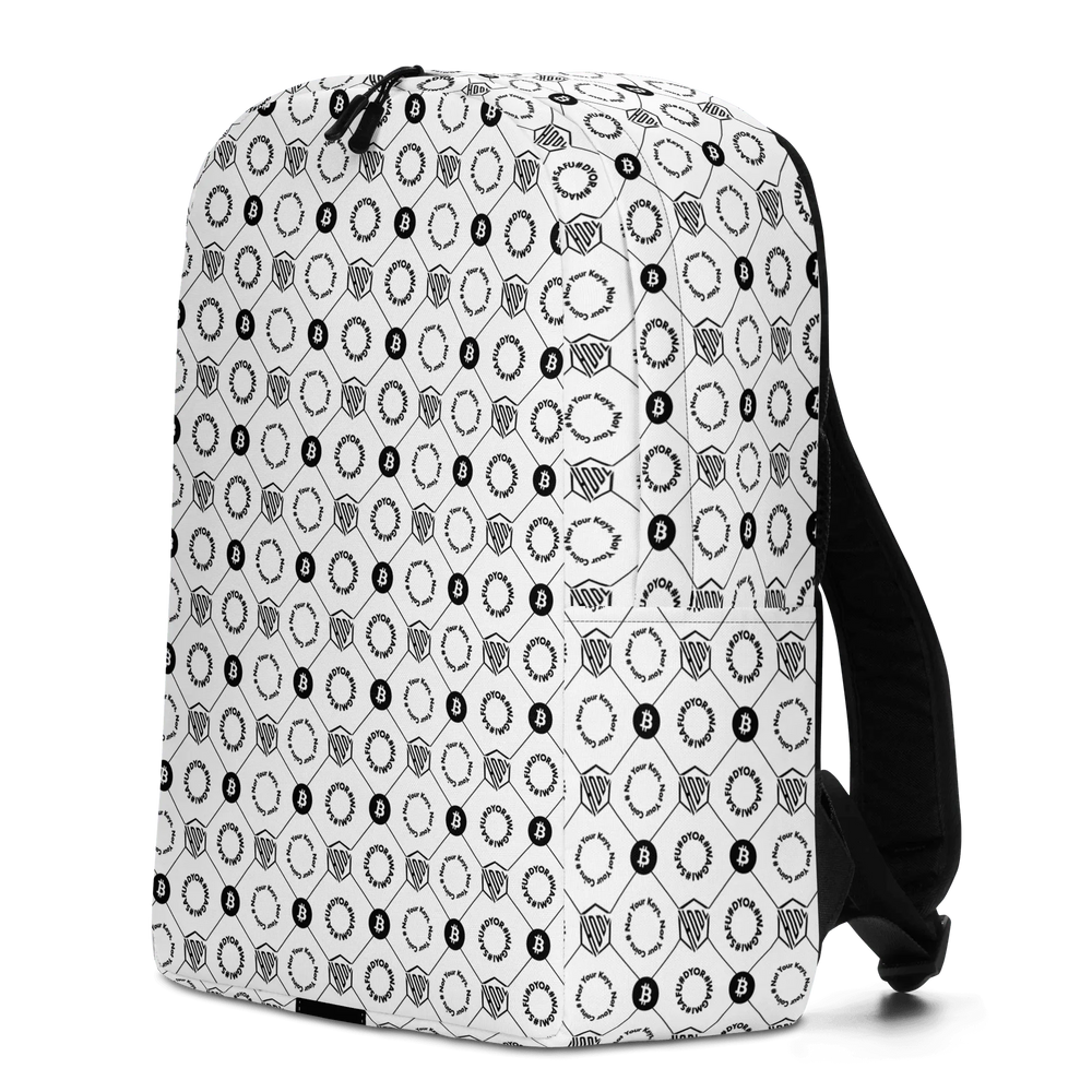 HODL small Rucksack "First Edition White" – Crypto Backpack | HODL.ag