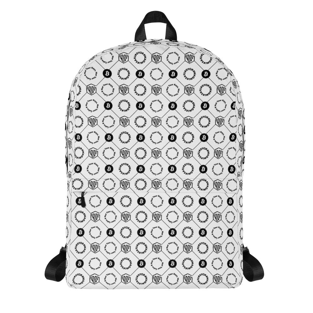 HODL Backpack "First Edition White" front