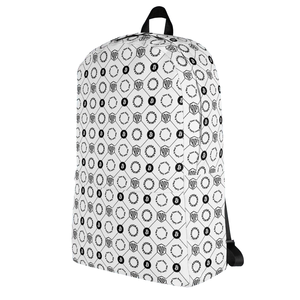 HODL Rucksack "First Edition White" – Crypto Backpack | HODL.ag