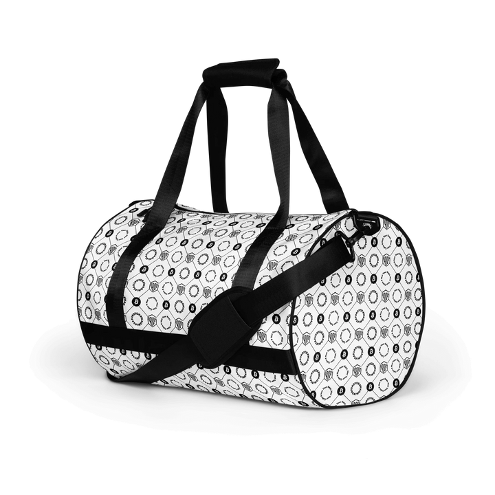 HODL Gym Bag "First Edition White" left front