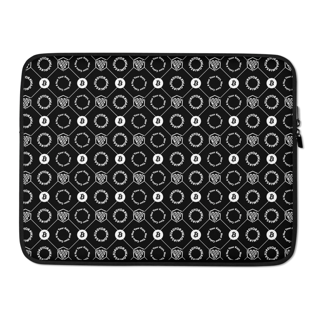 HODL Laptop Sleeve "First Edition Black" 15"