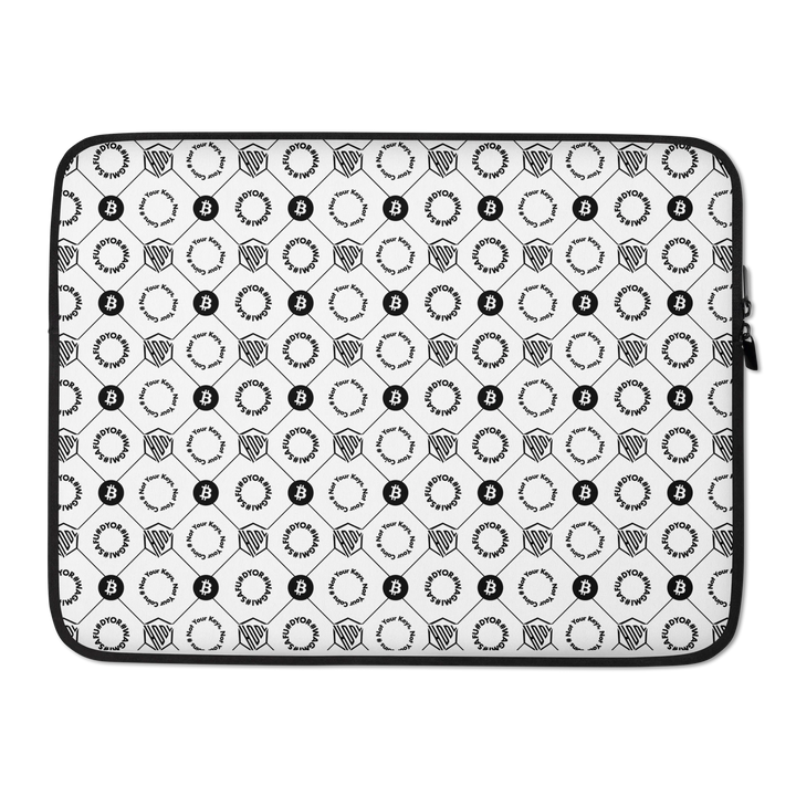 HODL Laptop Sleeve "First Edition White" 15"