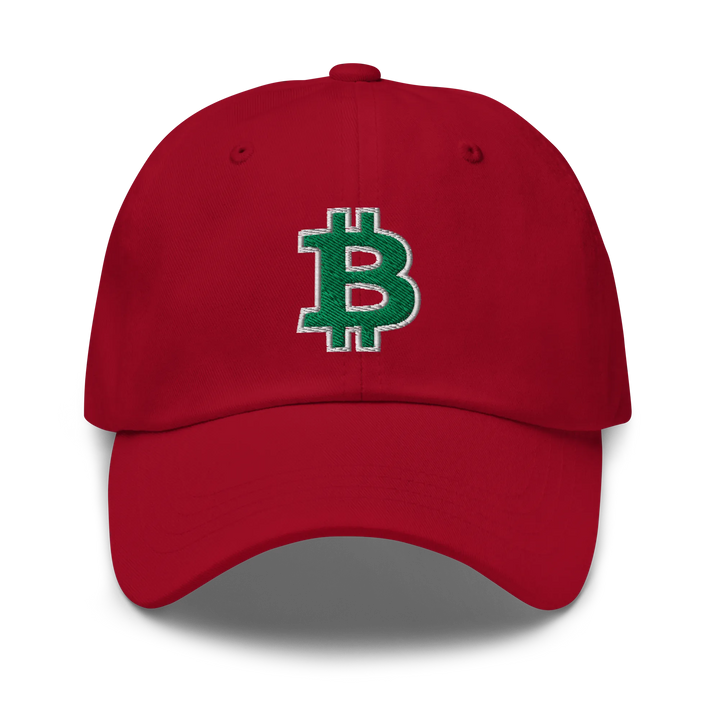 Bitcoin Dad Hat – Green/White Outline - HODL.ag