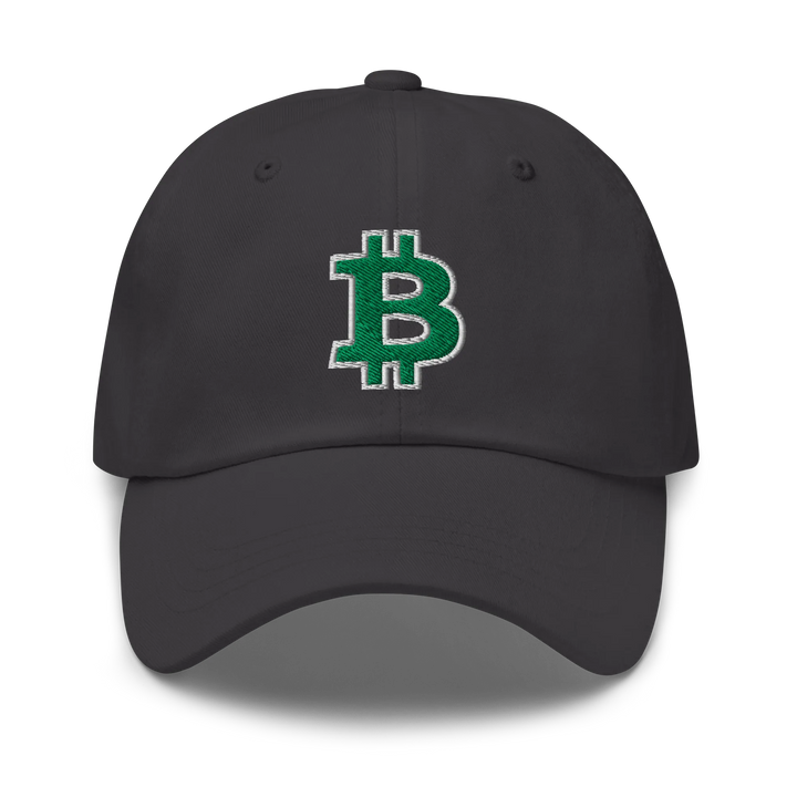 Bitcoin Dad Hat – Green/White Outline - HODL.ag