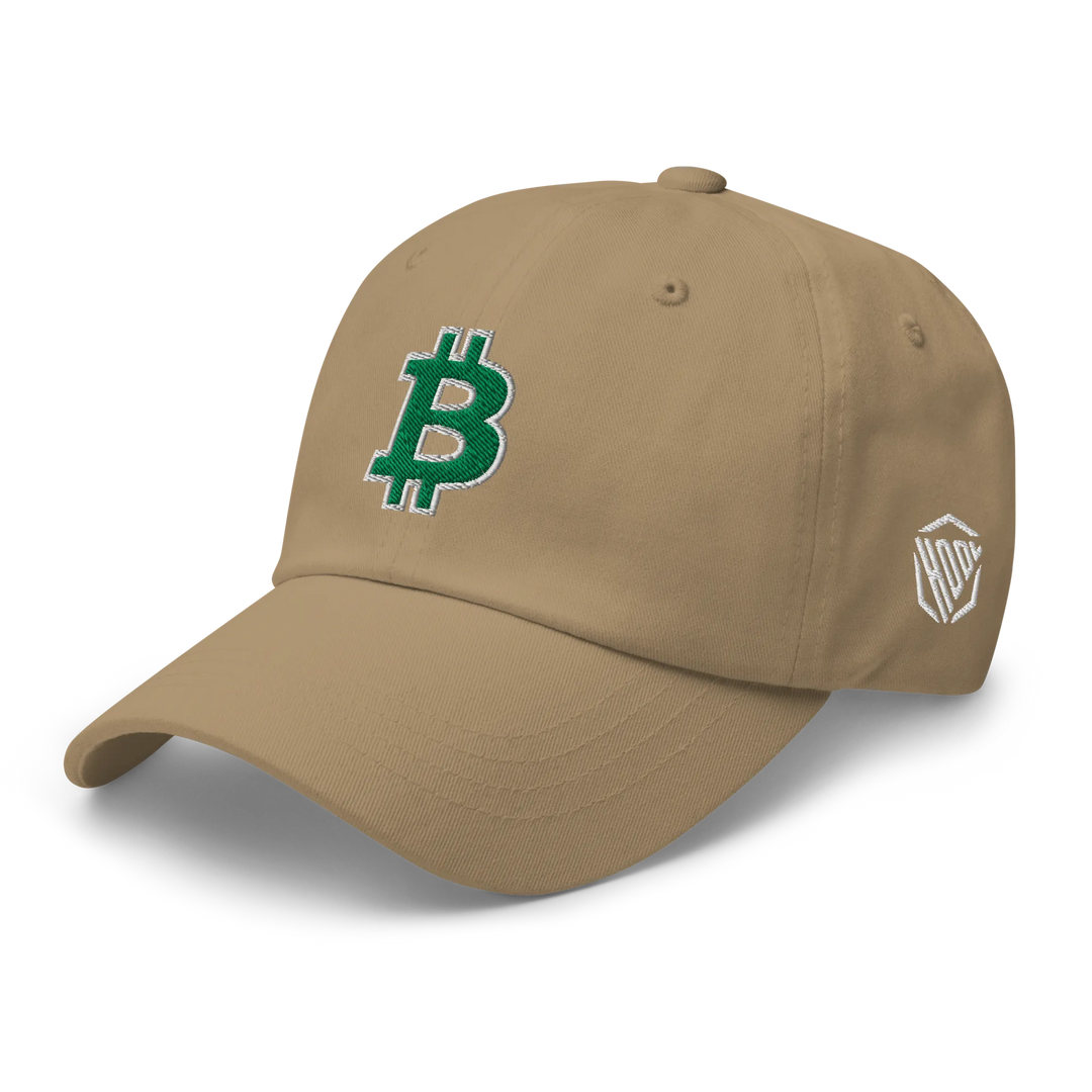 Bitcoin Dad Hat – Green/White Outline - HODL.ag