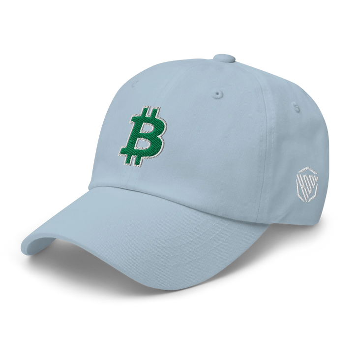 Bitcoin Dad Hat – Green/White Outline - HODL.ag