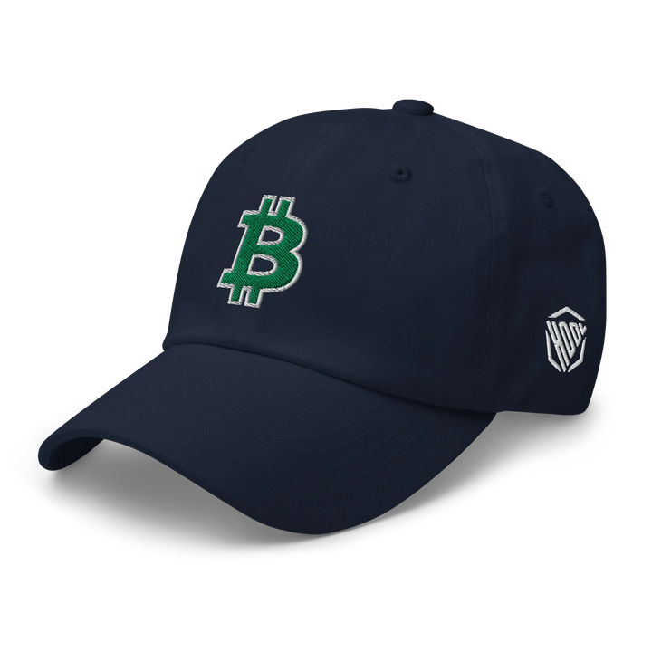 Bitcoin Dad Hat – Green/White Outline - HODL.ag