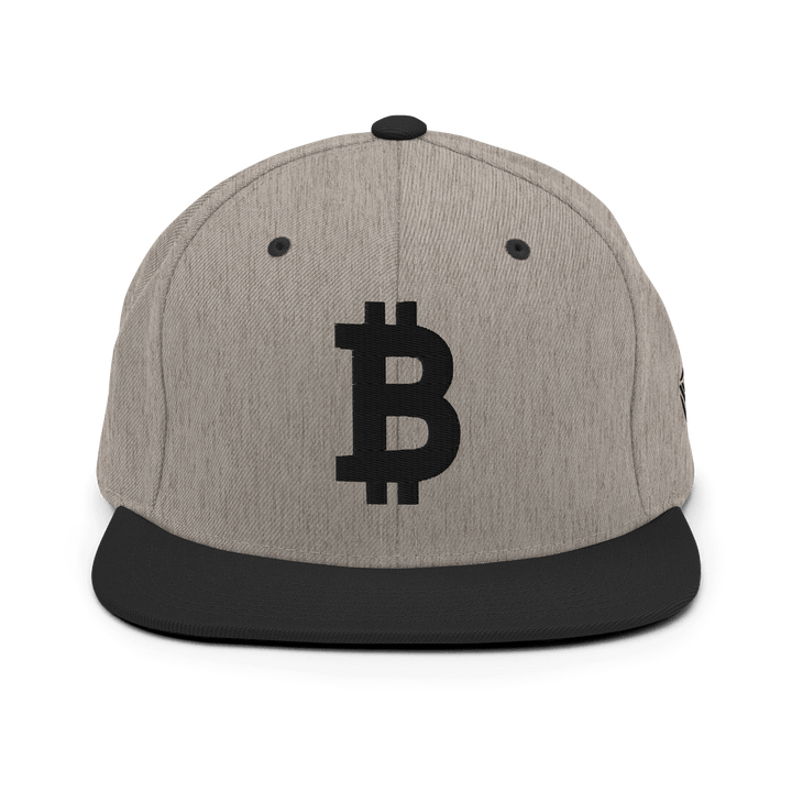 Bitcoin Cap Snapback-Cap 3D Schwarz – Crypto Cap | HODL.ag