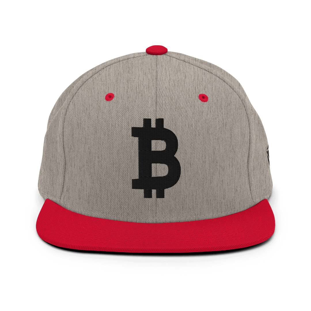 Bitcoin Cap Snapback-Cap 3D Schwarz – Crypto Cap | HODL.ag