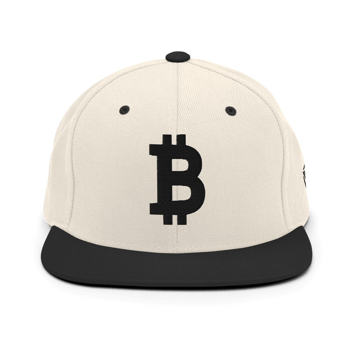 Bitcoin Cap Snapback-Cap 3D Schwarz – Crypto Cap | HODL.ag