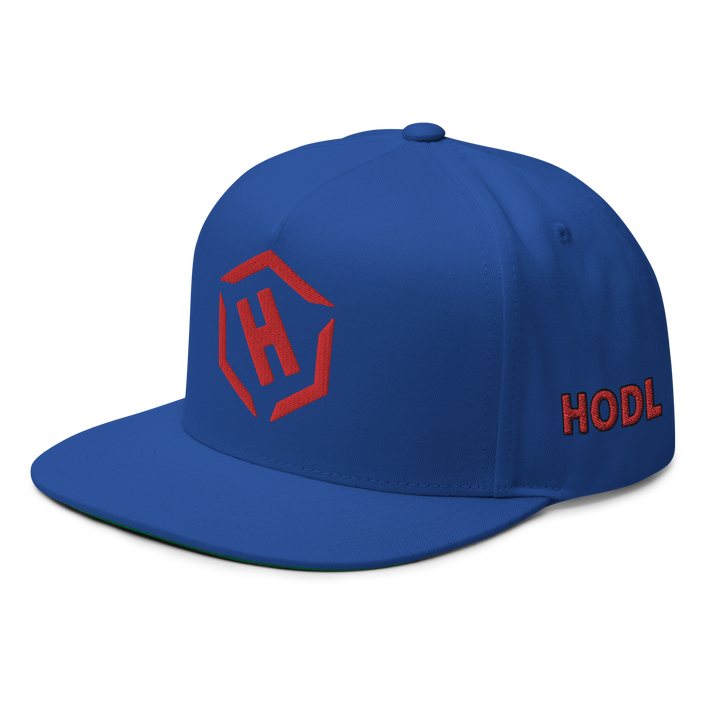 HODL Flat Bill-Cap H Rot