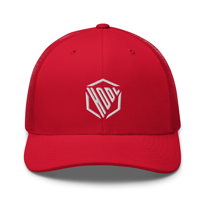 HODL Trucker-Cap Logo White