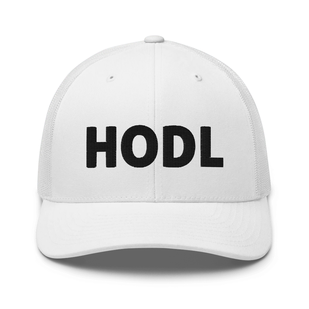 HODL Trucker-Cap Black 3D – Crypto Cap | HODL.ag