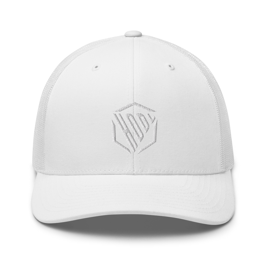 HODL Trucker-Cap Logo White