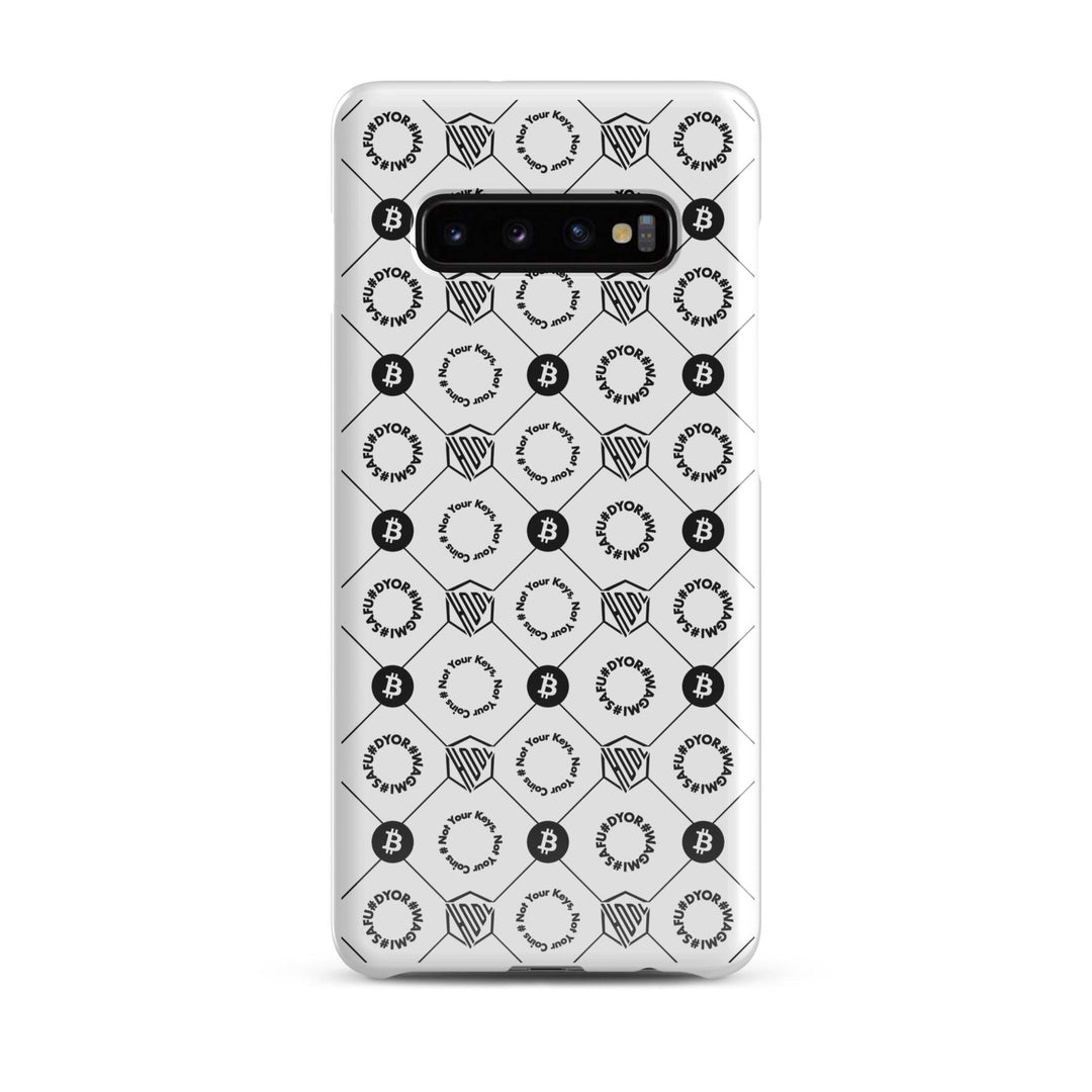 HODL Snap case Samsung®-Hülle "FIRST EDITION WHITE" - HODL.ag