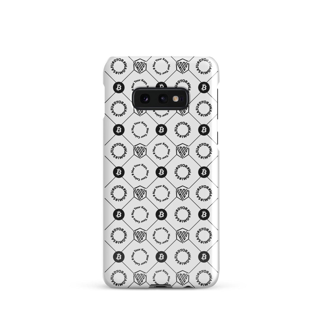 HODL Snap case Samsung®-Hülle "FIRST EDITION WHITE" - HODL.ag