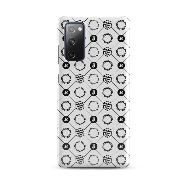 HODL Snap case Samsung®-Hülle "FIRST EDITION WHITE" - HODL.ag