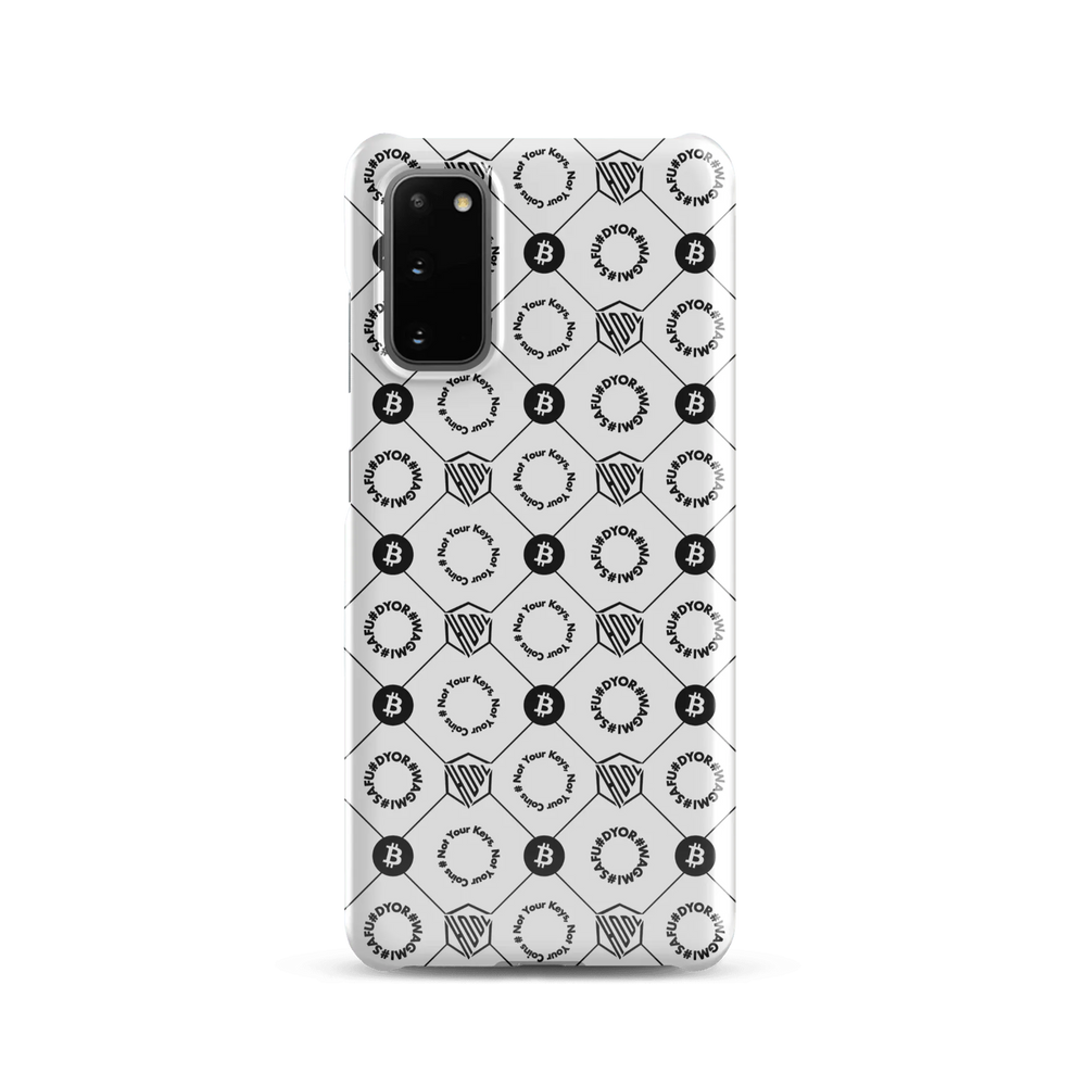 HODL Snap case Samsung "First Edition White" – Crypto Samsung | HODL.ag