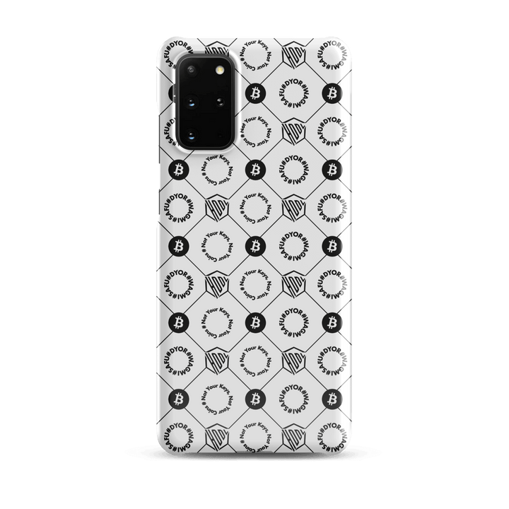 HODL Snap case Samsung®-Hülle "FIRST EDITION WHITE" - HODL.ag