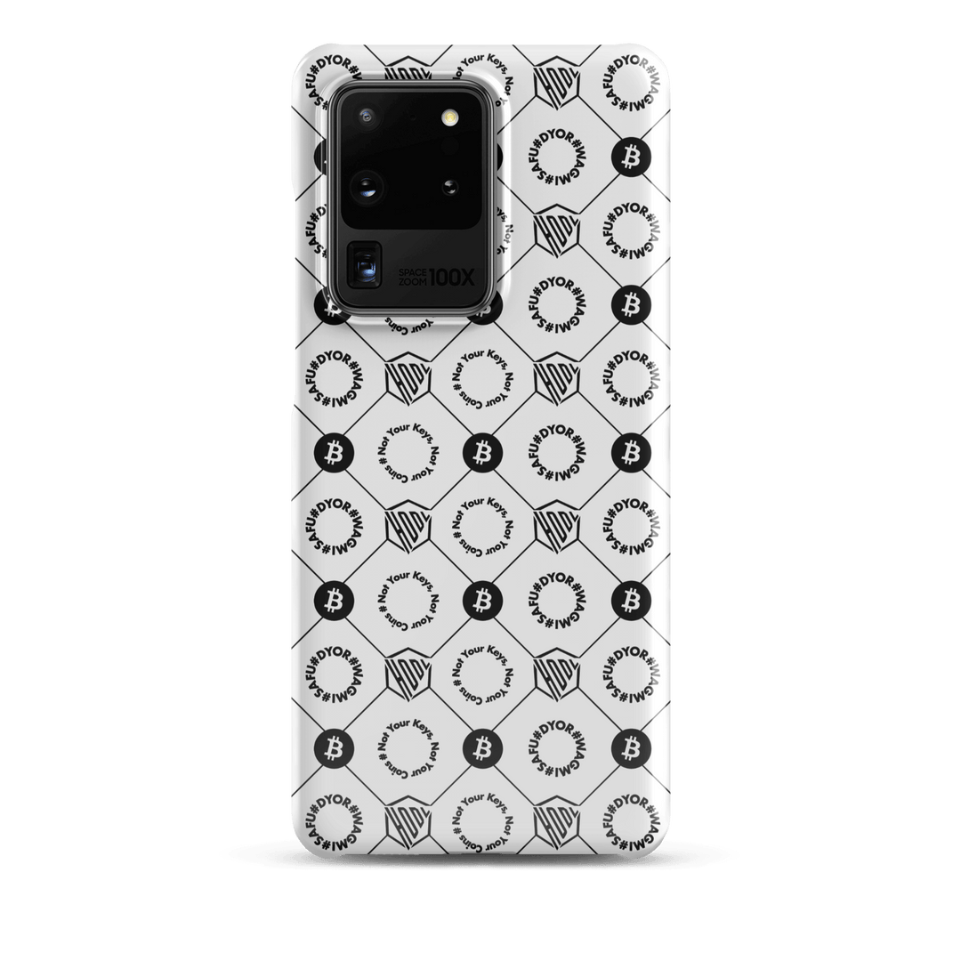 HODL Snap case Samsung®-Hülle "FIRST EDITION WHITE" - HODL.ag