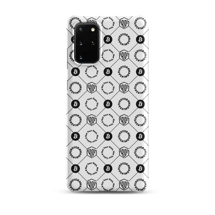 HODL Snap case Samsung®-Hülle "FIRST EDITION WHITE" - HODL.ag