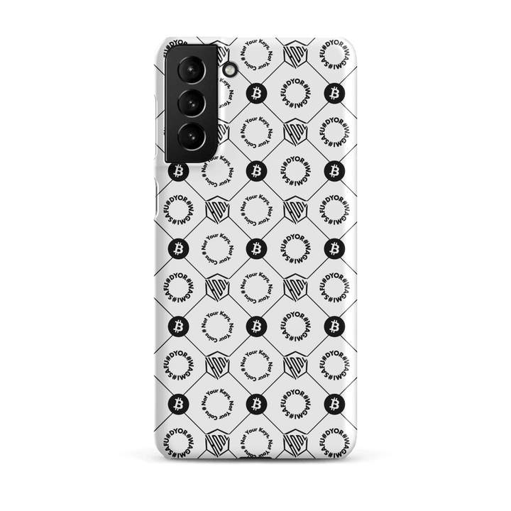 HODL Snap case Samsung®-Hülle "FIRST EDITION WHITE" - HODL.ag