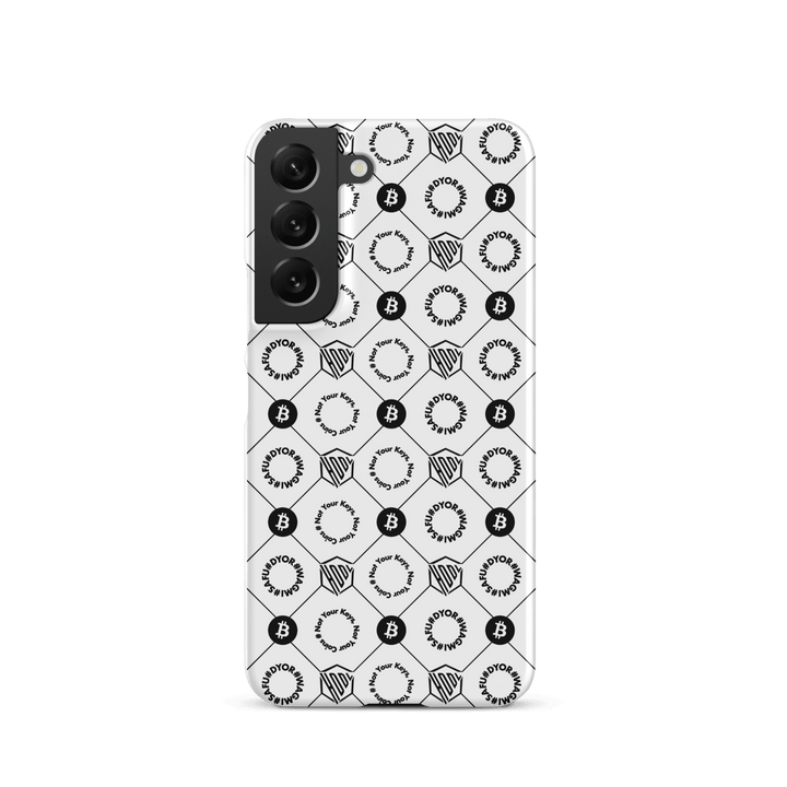 HODL Snap case Samsung®-Hülle "FIRST EDITION WHITE" - HODL.ag