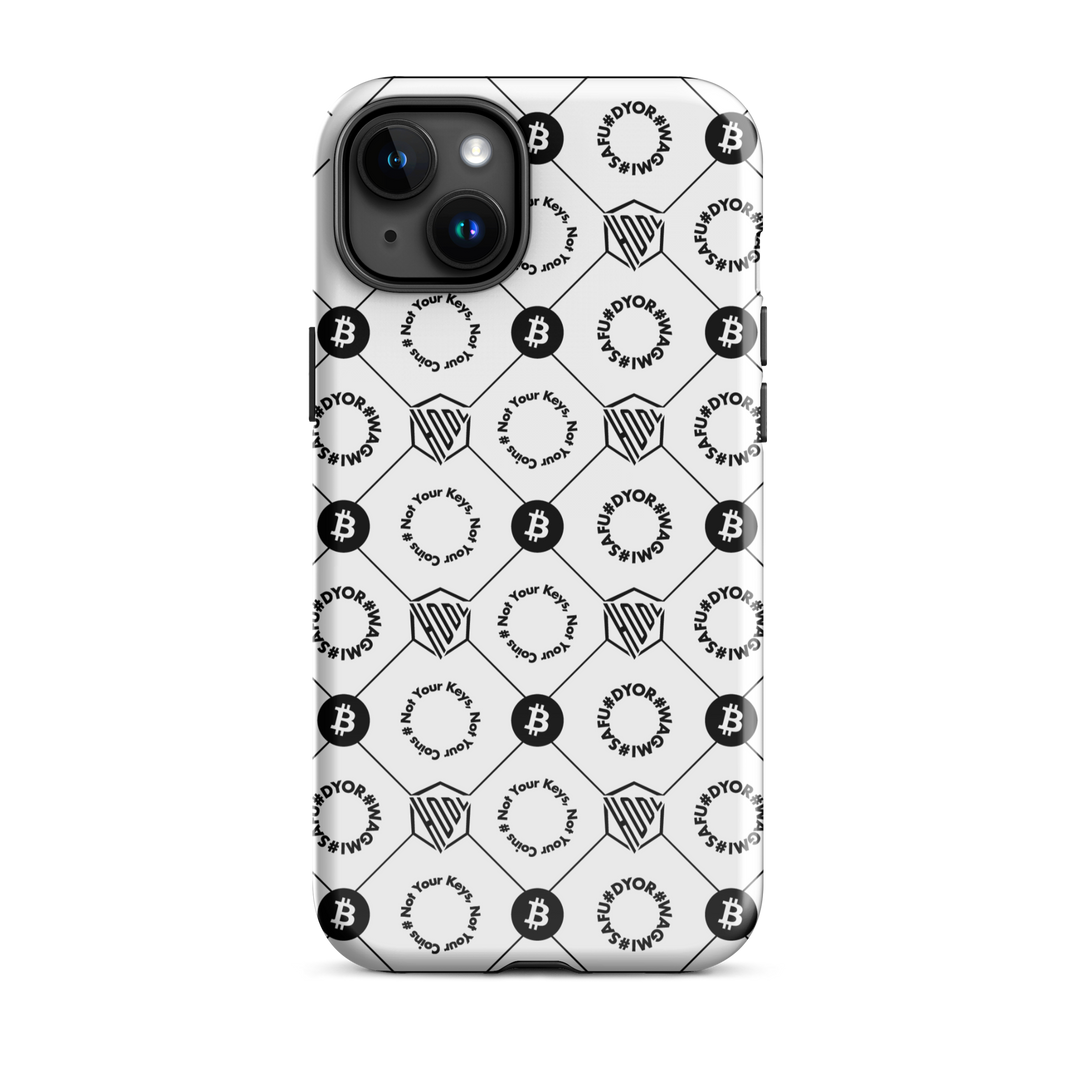 HODL iPhone Hard Case "First Edition White"