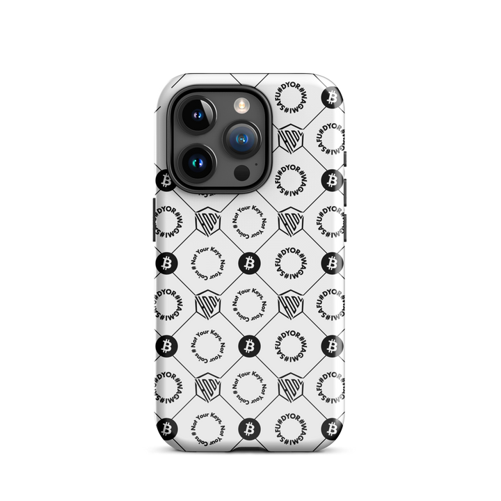 HODL iPhone Tough Case "FIRST EDITION WHITE"