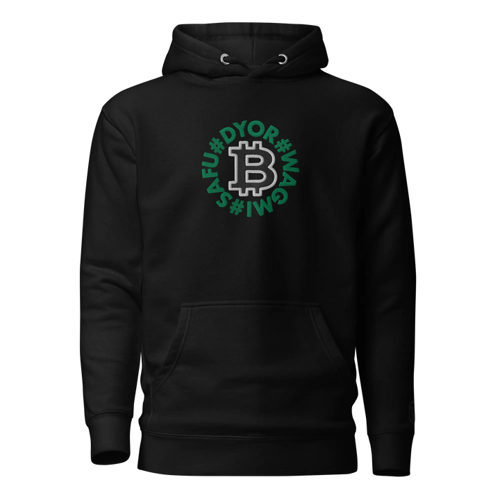 Bitcoin Hoodie HODL Circles SAFU BLACK – Bitcoin Hoodie | HODL.ag