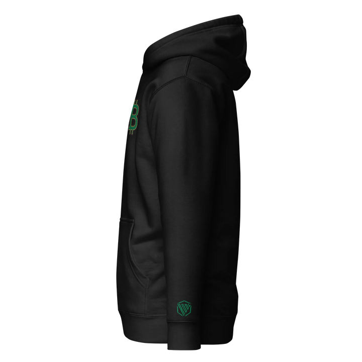 Bitcoin Hoodie HODL³ Green Big B – Bitcoin Hoodie | HODL.ag