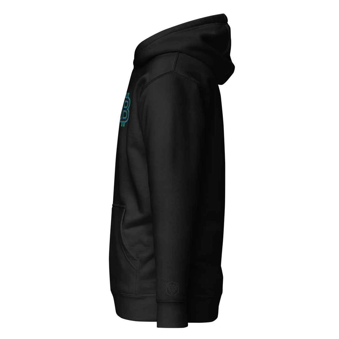 Bitcoin Hoodie HODL³ Black Big B – Bitcoin Hoodie | HODL.ag