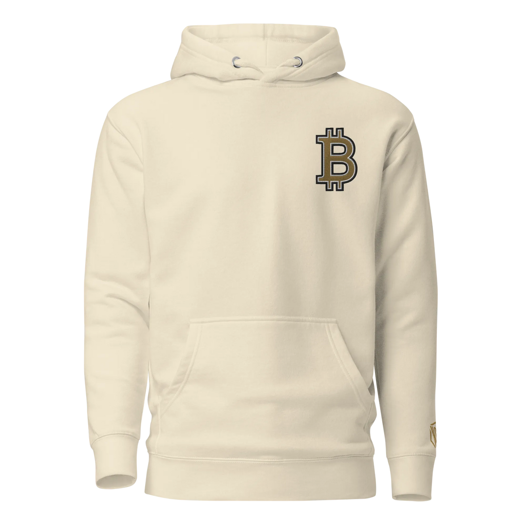 Bitcoin Hoodie HODL³ Gold Big B – Bitcoin Hoodie | HODL.ag