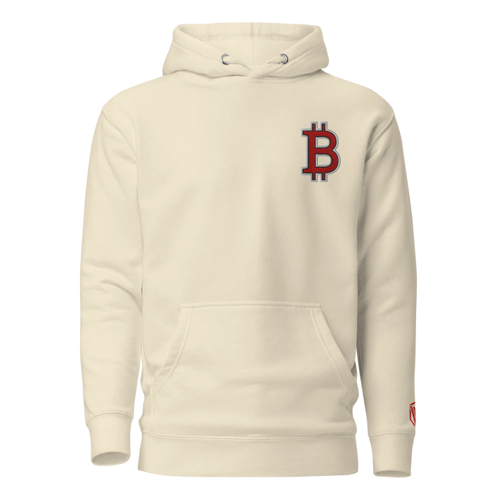 Bitcoin Hoodie HODL³ Red Big B – Bitcoin Hoodie | HODL.ag