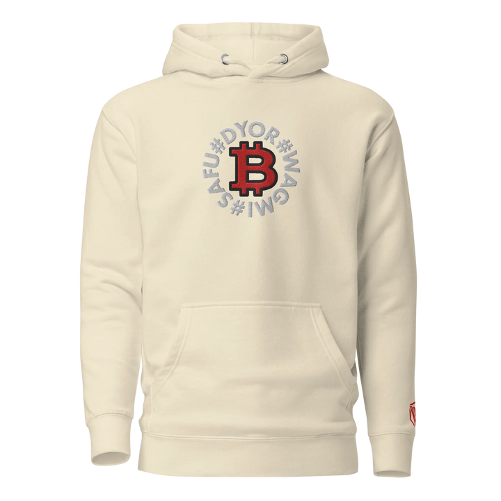 Bitcoin Hoodie HODL Circles SAFU RED – Bitcoin Hoodie | HODL.ag