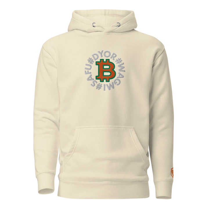 Bitcoin Hoodie HODL Circles SAFU Orange – Bitcoin Hoodie | HODL.ag