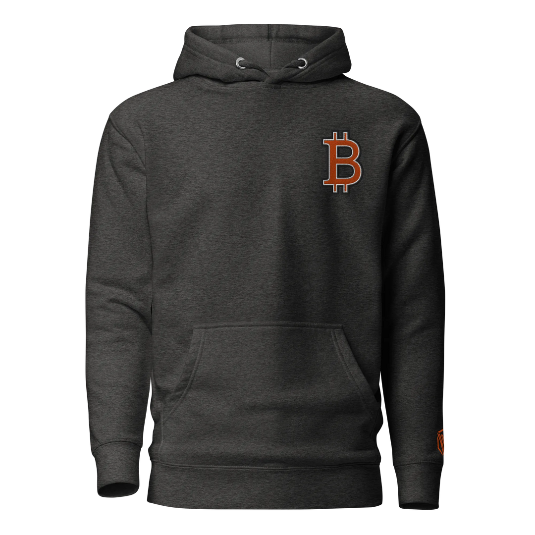 Bitcoin Hoodie HODL³ Orange Big B – Bitcoin Hoodie | HODL.ag