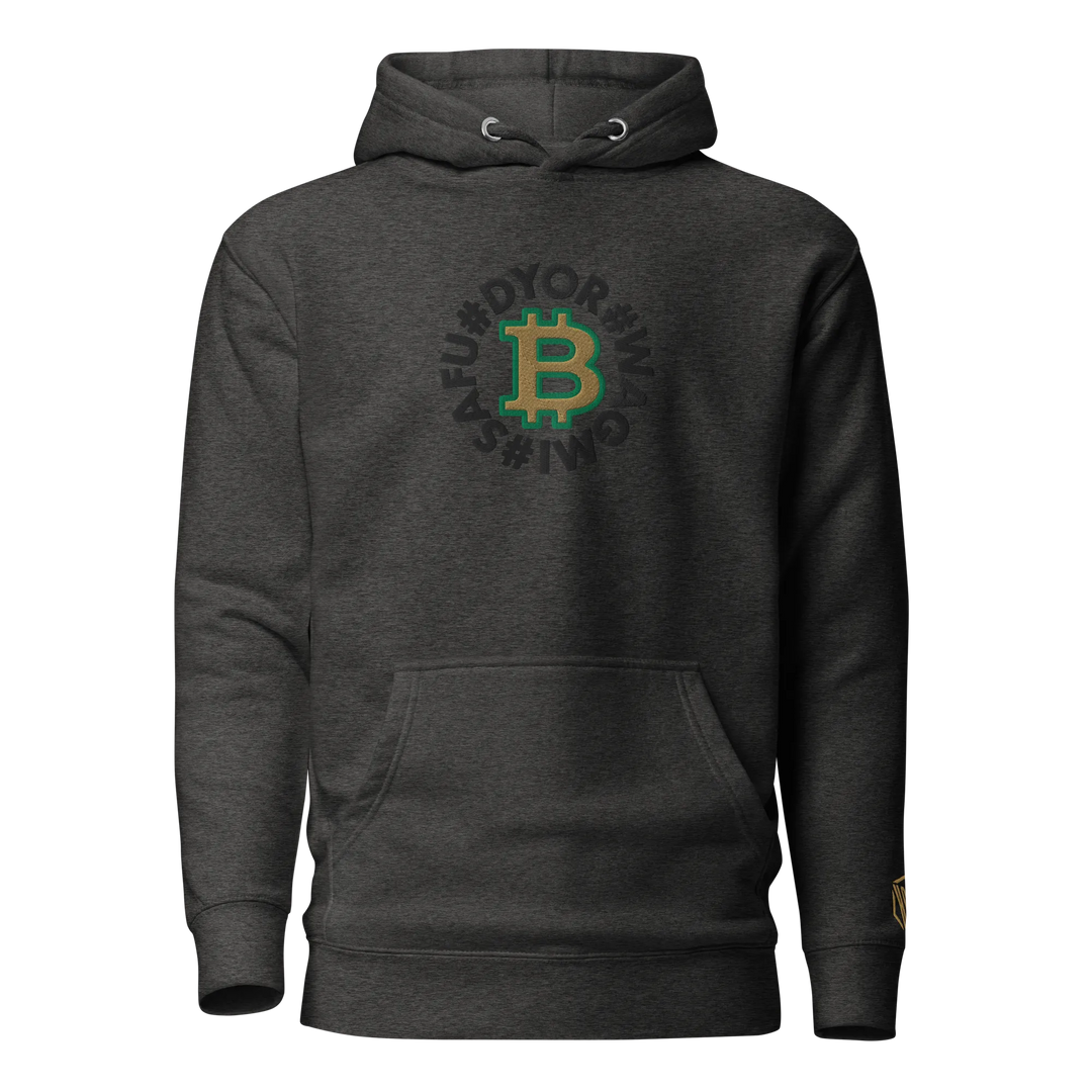 Bitcoin Hoodie HODL Circles SAFU GOLD – Bitcoin Hoodie | HODL.ag