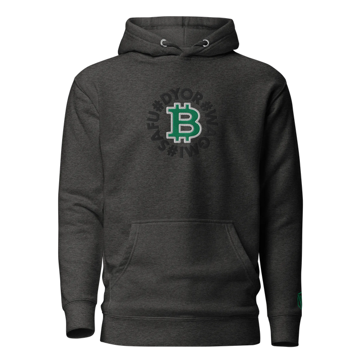 Bitcoin Hoodie HODL Circles SAFU Green – Bitcoin Hoodie | HODL.ag