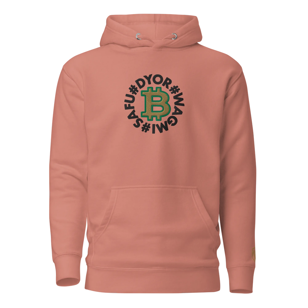 Bitcoin Hoodie HODL Circles SAFU GOLD – Bitcoin Hoodie | HODL.ag