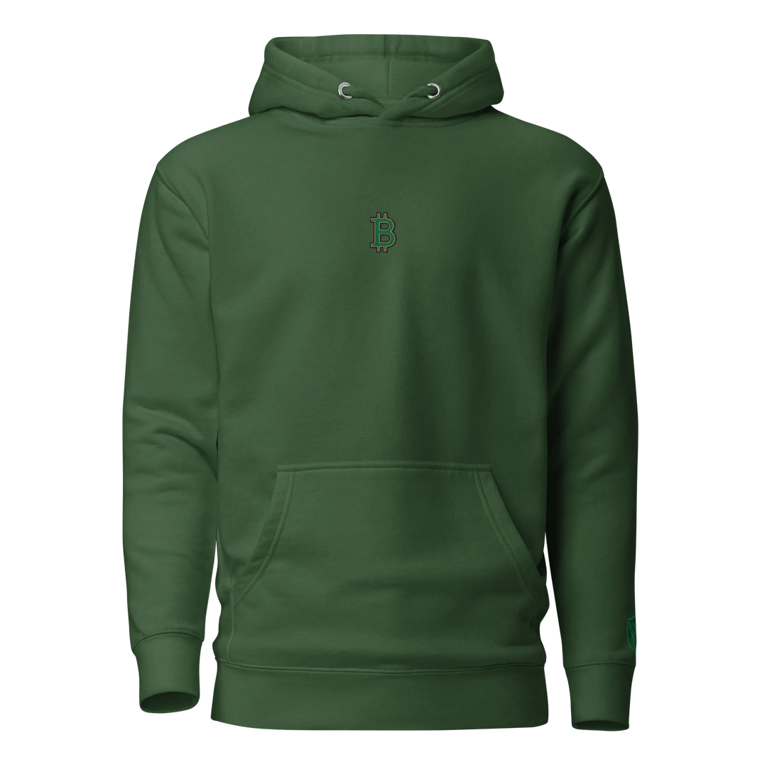 Bitcoin Hoodie HODL³ Green – Bitcoin Hoodie | HODL.ag