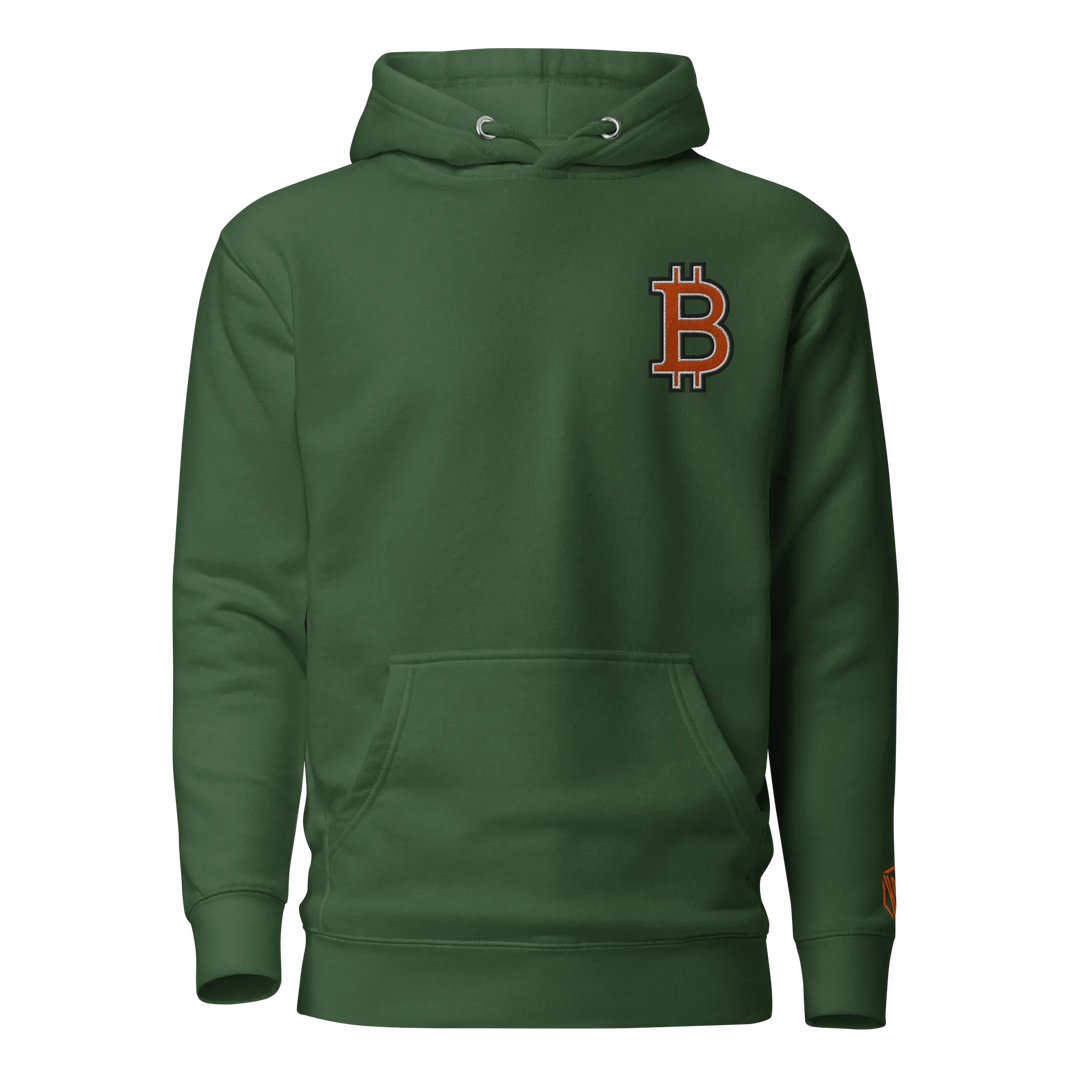 Bitcoin Hoodie HODL³ Orange Big B – Bitcoin Hoodie | HODL.ag