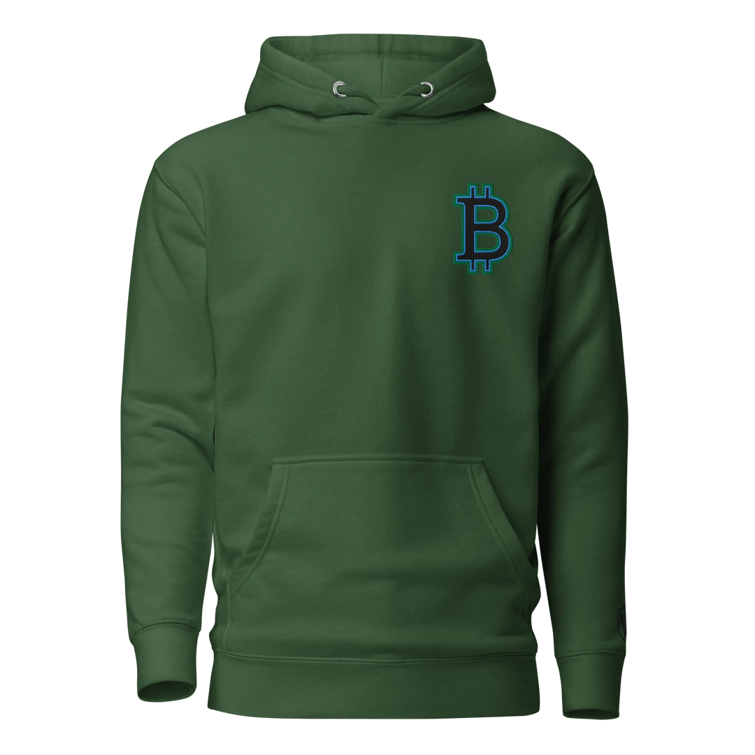 Bitcoin Hoodie HODL³ Black Big B – Bitcoin Hoodie | HODL.ag