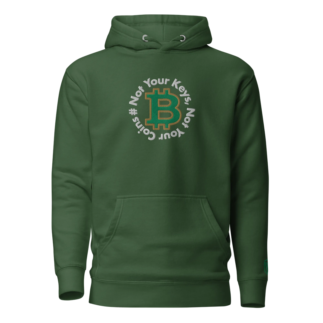 Bitcoin Hoodie HODL Circles Green – Bitcoin Hoodie | HODL.ag