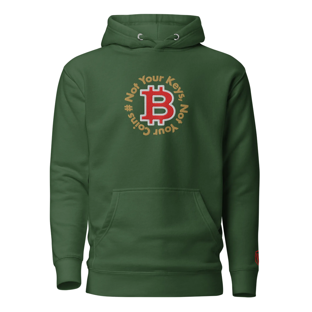 Bitcoin Hoodie HODL Circles Red – Bitcoin Hoodie | HODL.ag