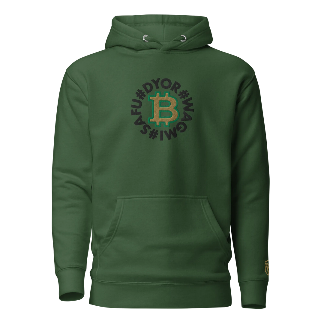 Bitcoin Hoodie HODL Circles SAFU GOLD – Bitcoin Hoodie | HODL.ag