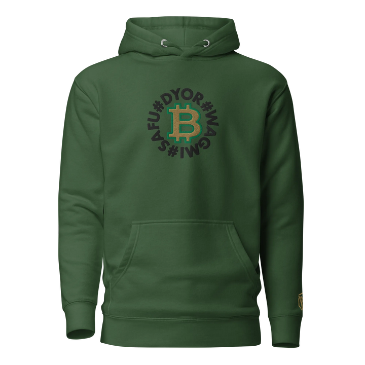 Bitcoin Hoodie HODL Circles SAFU GOLD – Bitcoin Hoodie | HODL.ag