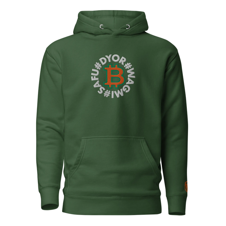 Bitcoin Hoodie HODL Circles SAFU Orange – Bitcoin Hoodie | HODL.ag