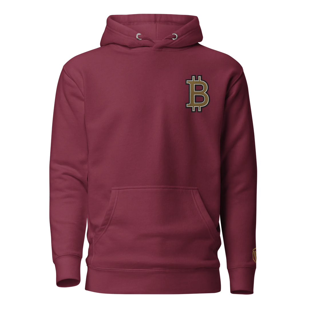 Bitcoin Hoodie HODL³ Gold Big B – Bitcoin Hoodie | HODL.ag